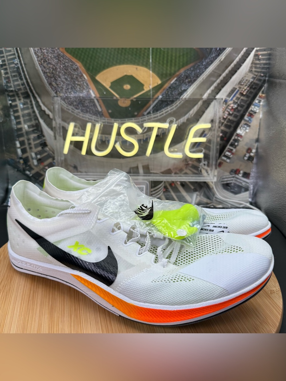 Nike ZoomX Dragonfly XC Men's Size 11.5 Spikes White Black Orange